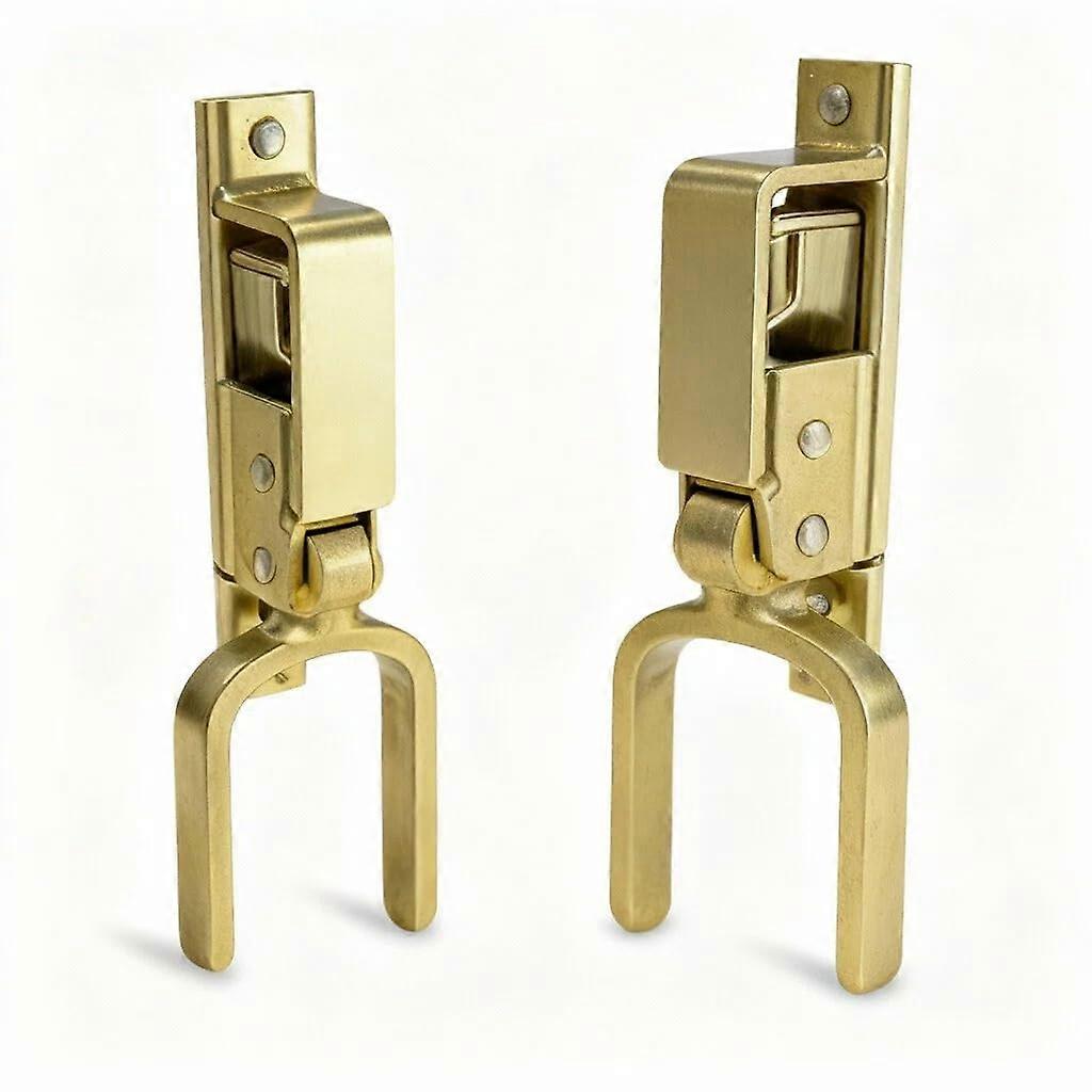 Heavy Duty Gate Latch 2Pcs Rust Resistant Spring Lock for Farm Ranch Fence OneHand Operation
