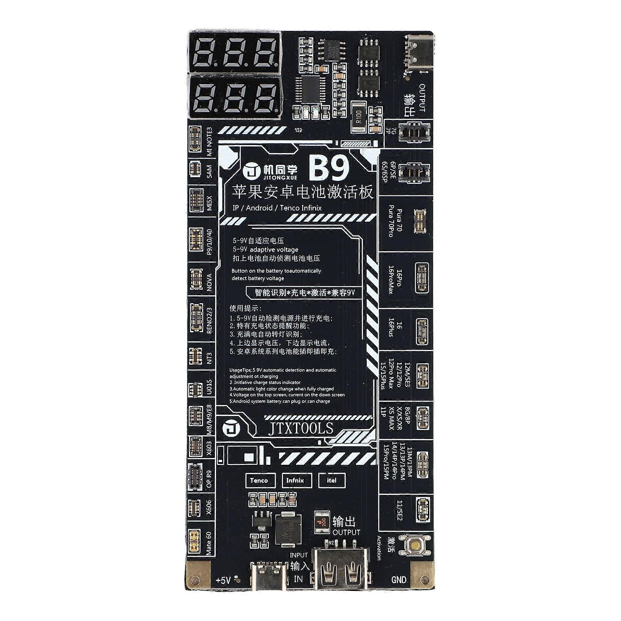 JITONGXUE B9 Battery Activation Board for iPhone/Android Devices