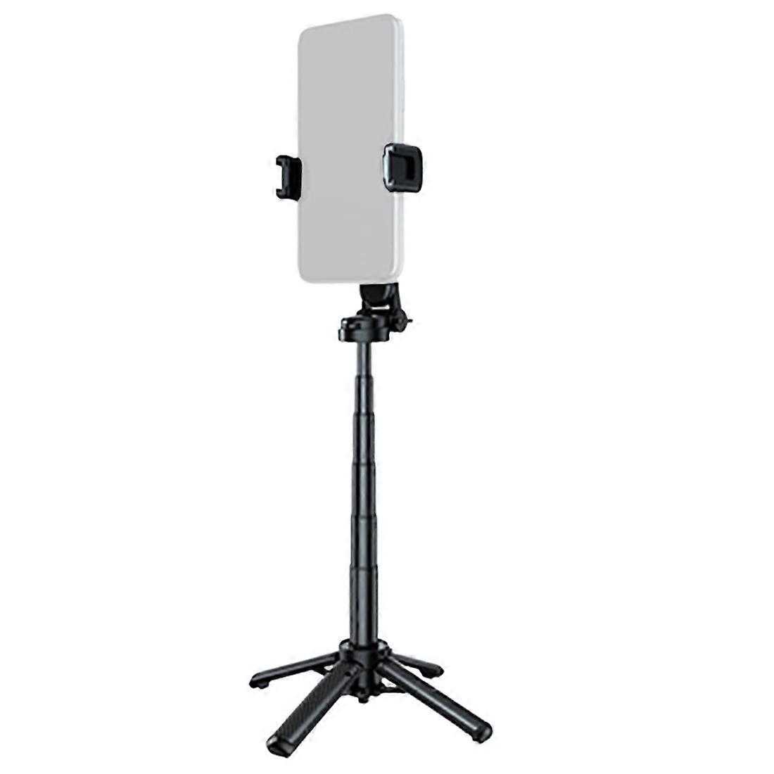 Pocket Selfie Stick Four-Corner Stand with Rechargeable Bluetooth Remote Foldable Phone Holder for IPhone Android