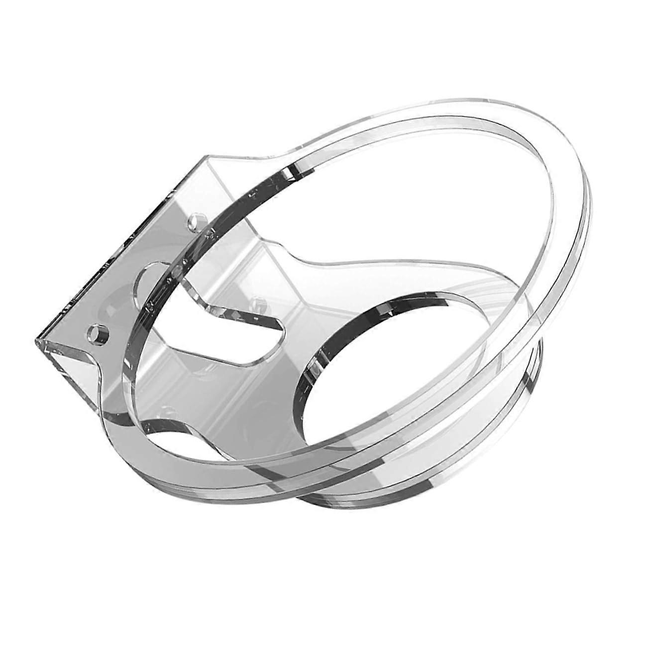 Wall Mounted Speaker Shelf Acrylic SpaceSaving Audio Holder for Compact Loudspeakers