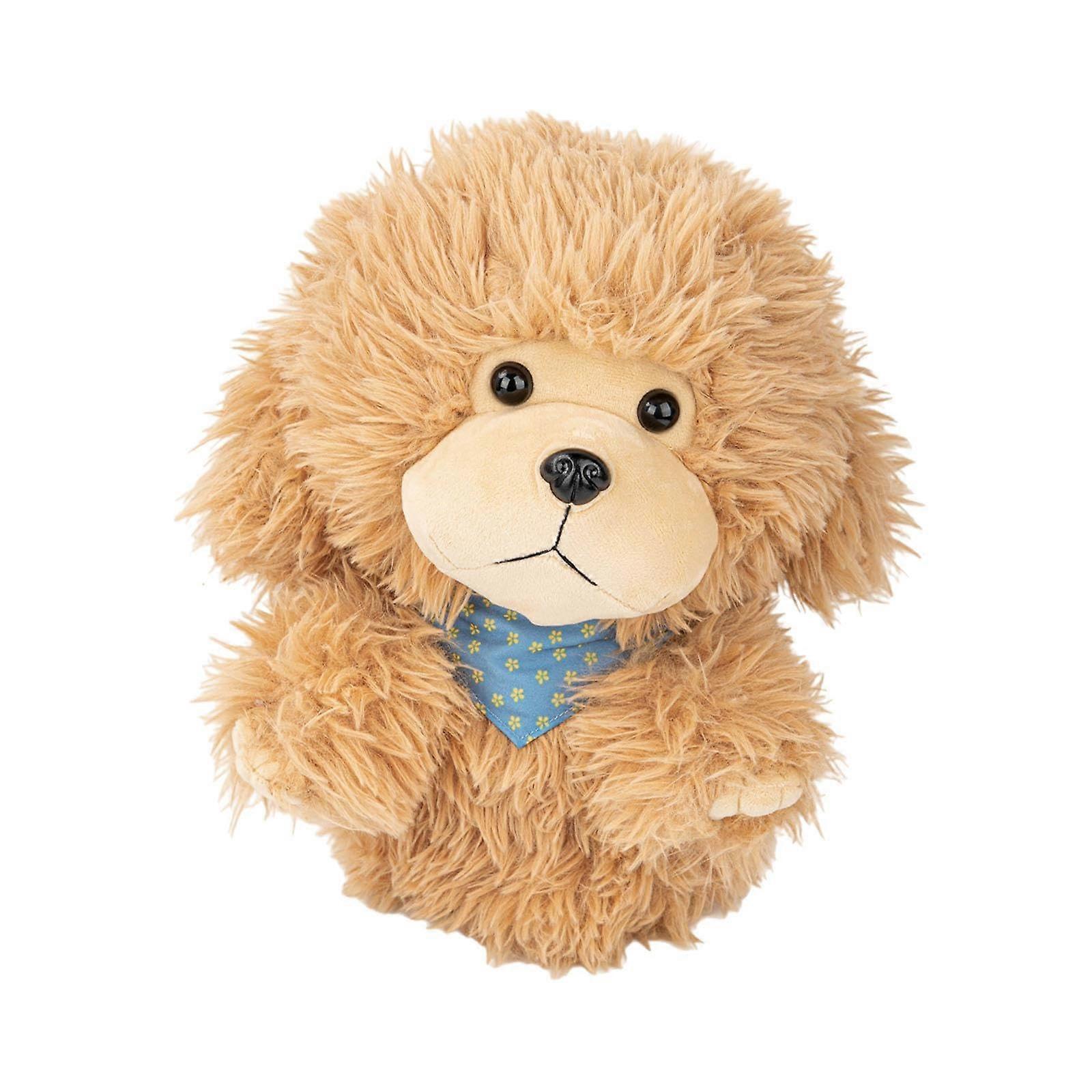 Golf Driver Headcover Funny Dog Plush Scratch Resistant Protector Durable Gift Coffee Color