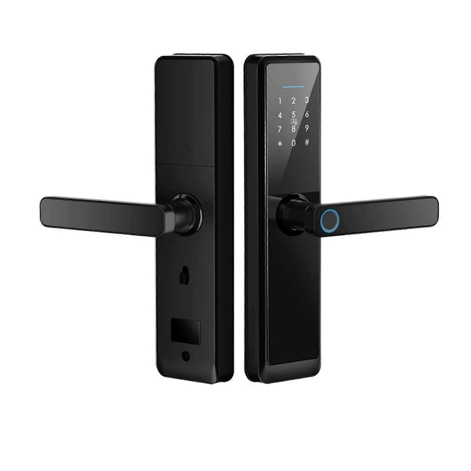 Smart Fingerprint Door Lock with Fast Recognition, Keyless Entry and Virtual Password for Home Security
