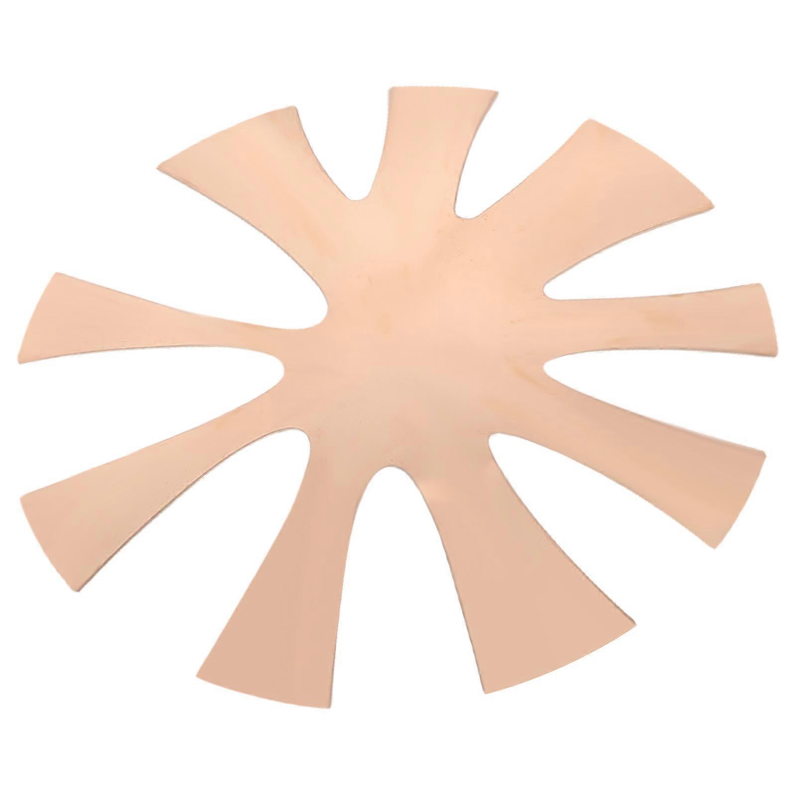 French Tip Nail Guide Metal Manicure Template for 4Pcs Professional Use