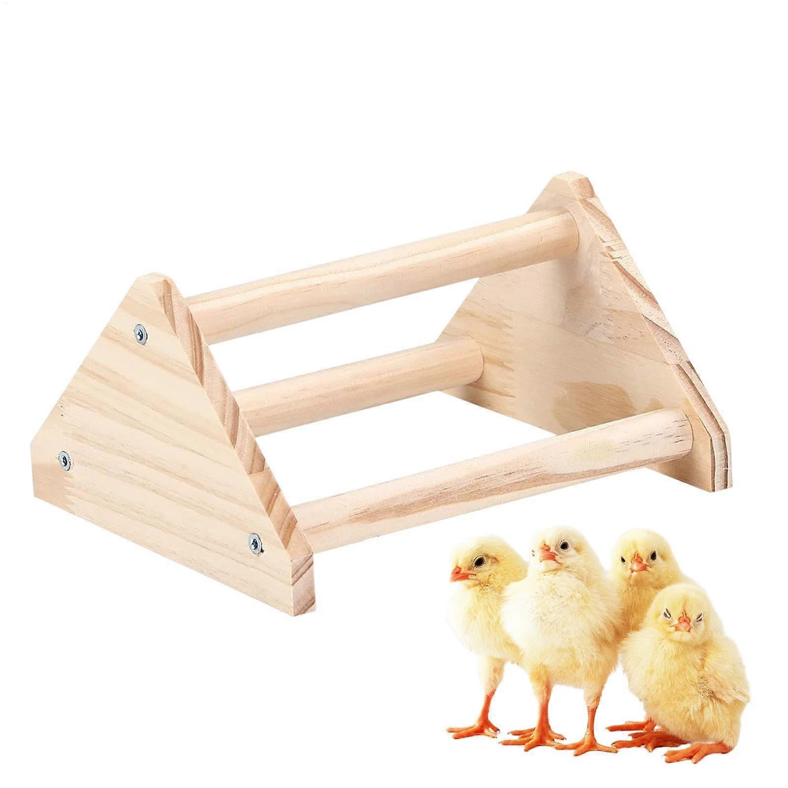Heavy Duty Chicken Perch Training Stand with Smooth Comfort Surface, Sturdy Easy Clean Design