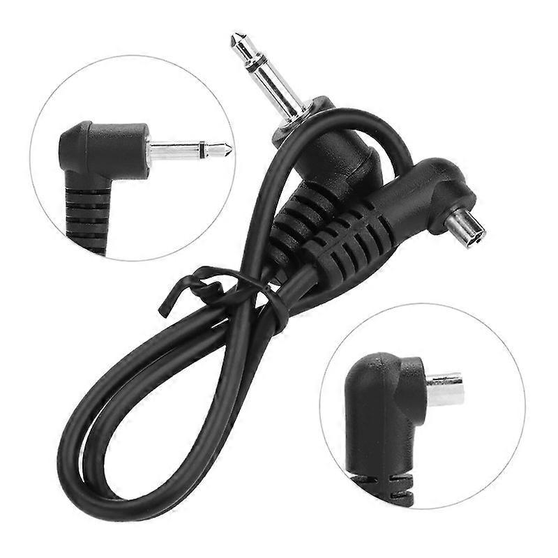 3.5mm Flash Cable with Flash Male Jack Plug Cord Screw PC Sync to Lock