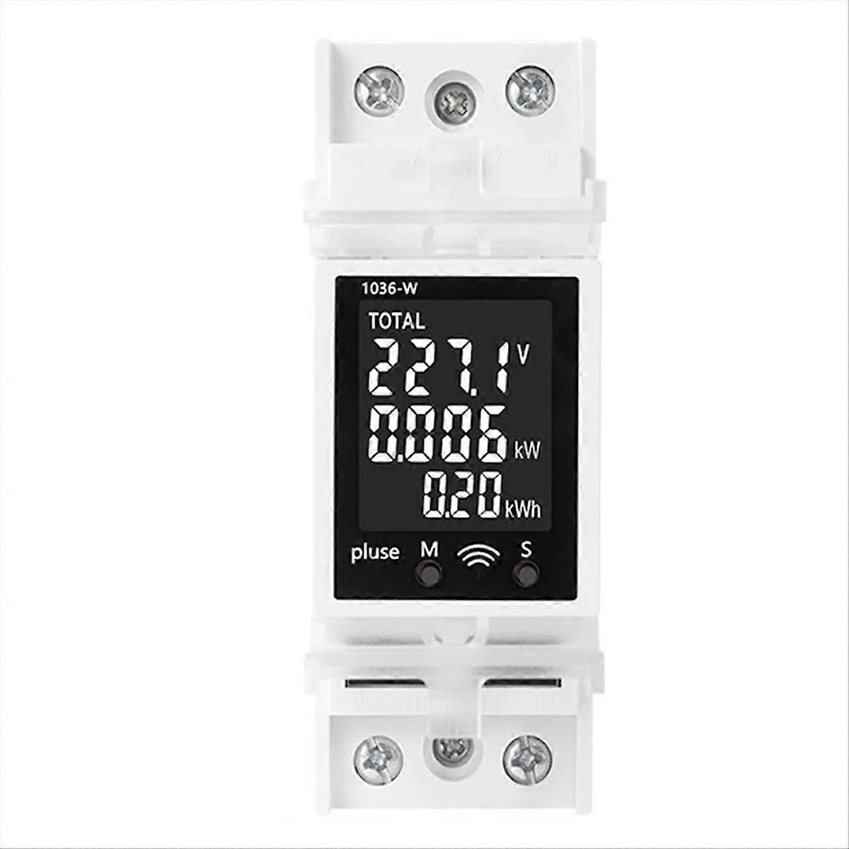 Tuya AC digital display current and voltage meter
