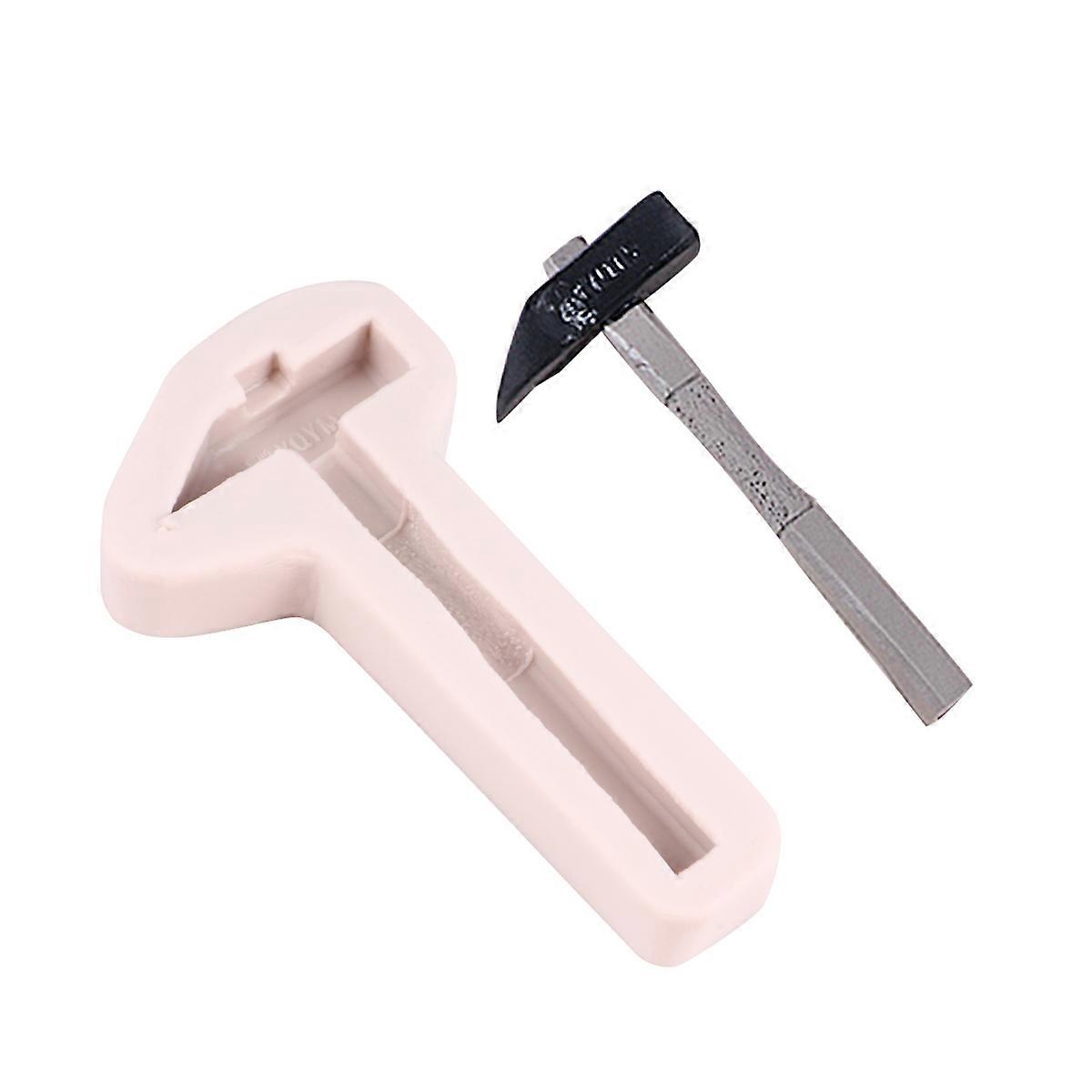 2Pcs Hammer and Pliers Silicone Mold for Creative Cake Making Use