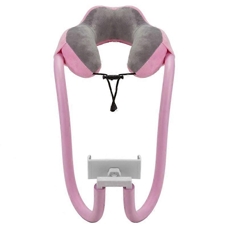 Phone Neck Pillow Holder, Light Pink