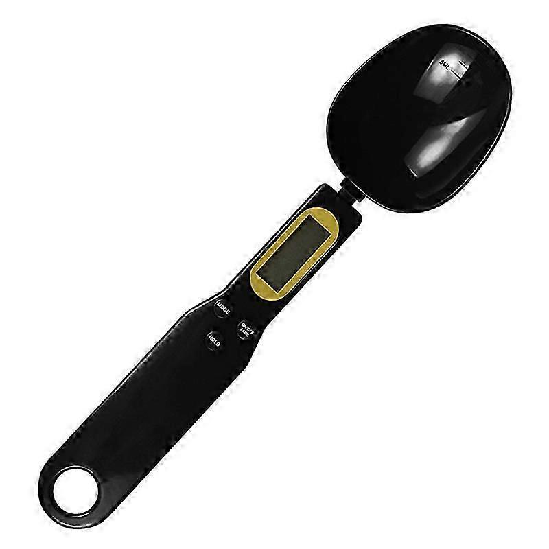 LCD Digital Spoon Scale, 500G/0.1G High Precision (Black)
