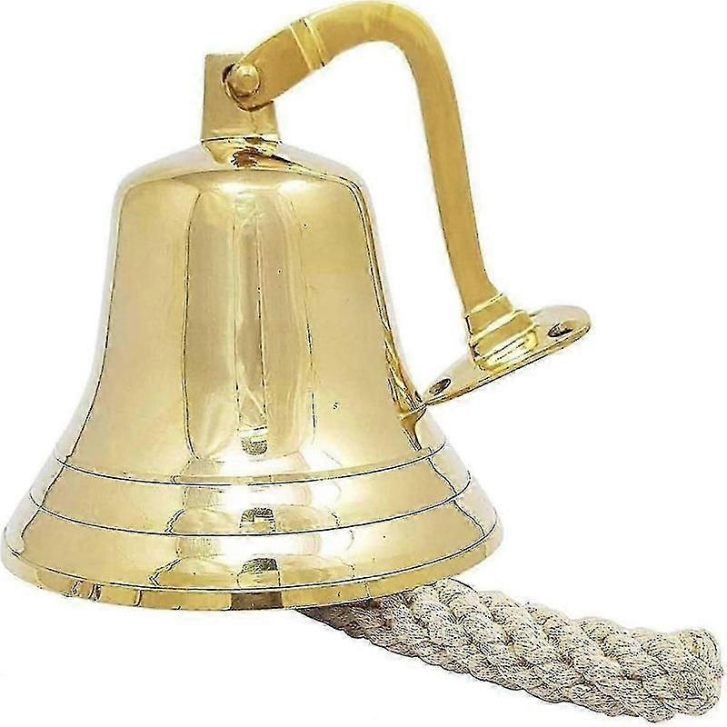 wall mounted last order bell brass ship