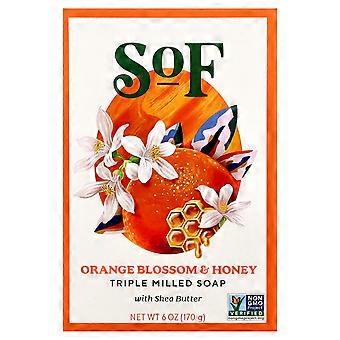 Södra Frankrike, Triple Maled Bar Soap med Shea Butter, Orange Blossom & Honung, 6 oz (170 g)