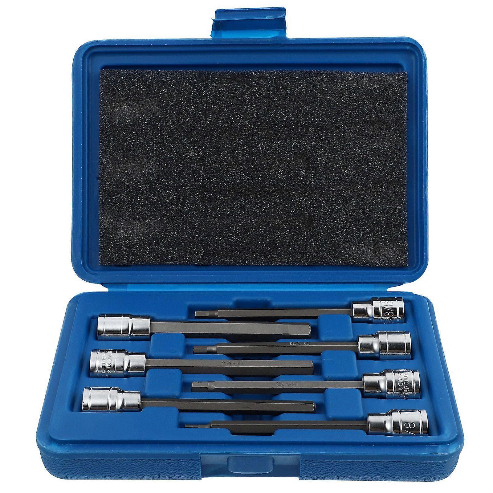 1 Set 3/8 Lengthened Ball Head Inner Hexagonal Socket Wrench Tool Set Spanner