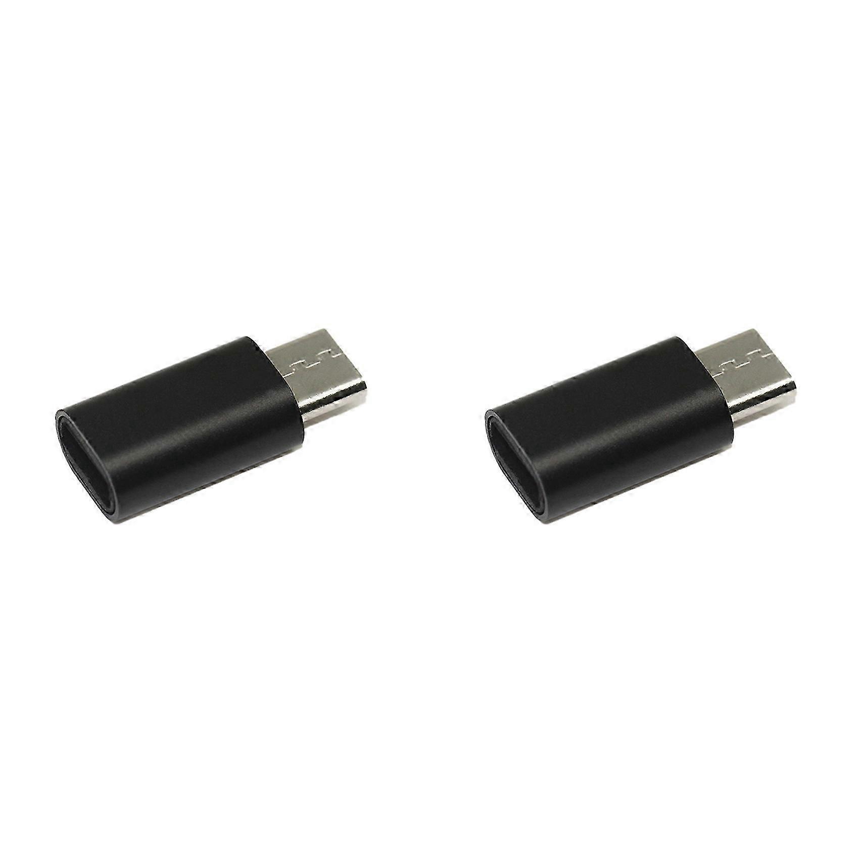 2X USB C Data Blocker, USB C to C Data Blocker Blocks Data Transfer Protect Against Juice Jacking Black
