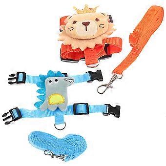 Wear-Resistant Rabbit Leash Harness for Small Pets with 6Sets Traction Rope