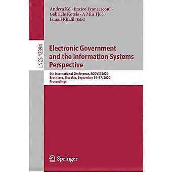 Electronic Government And The Information Systems Perspective 9th International - Springer Nature B.V - Paperback - en Book