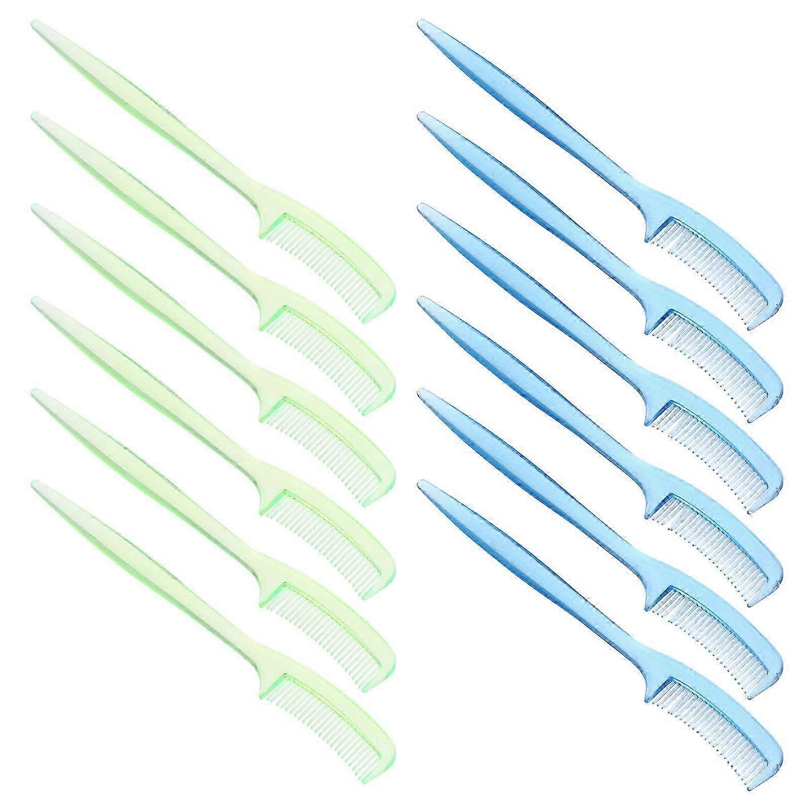 Eyelash Brow Comb | 100Pcs Plastic Assorted Colors for Makeup