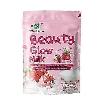 Strawberry Flavor Gluta Collagen Milk for Radiant Skin - 12 Sachets Pack, Antioxidation Skin Care Solution-New Listing