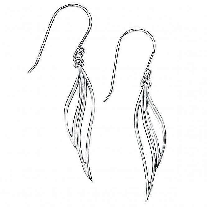 Beginnings Elements Silver Open Leaf Drop Earrings E3635Z364 – Distinctive