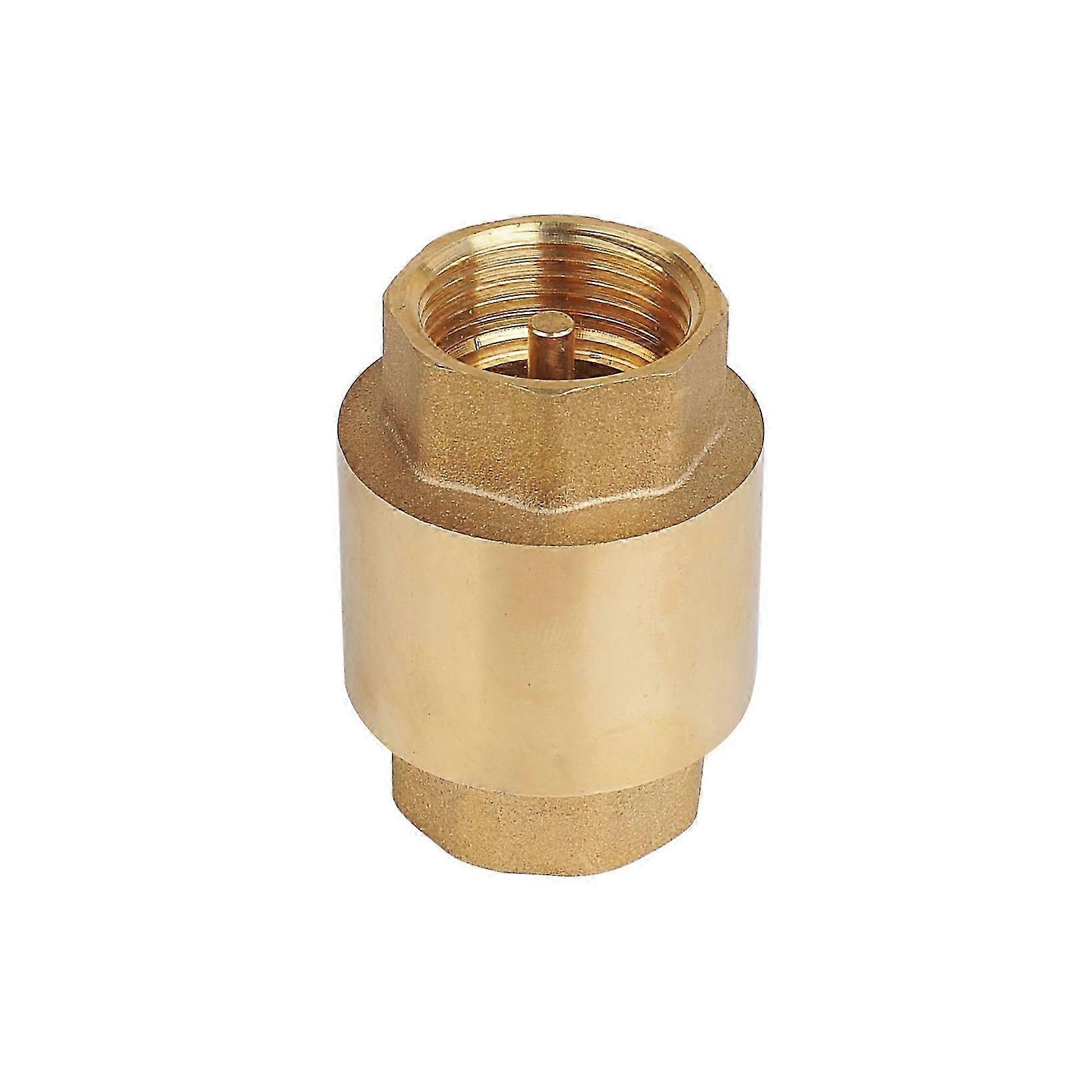 Terugslagklep - Messing Goud 1"DN25
