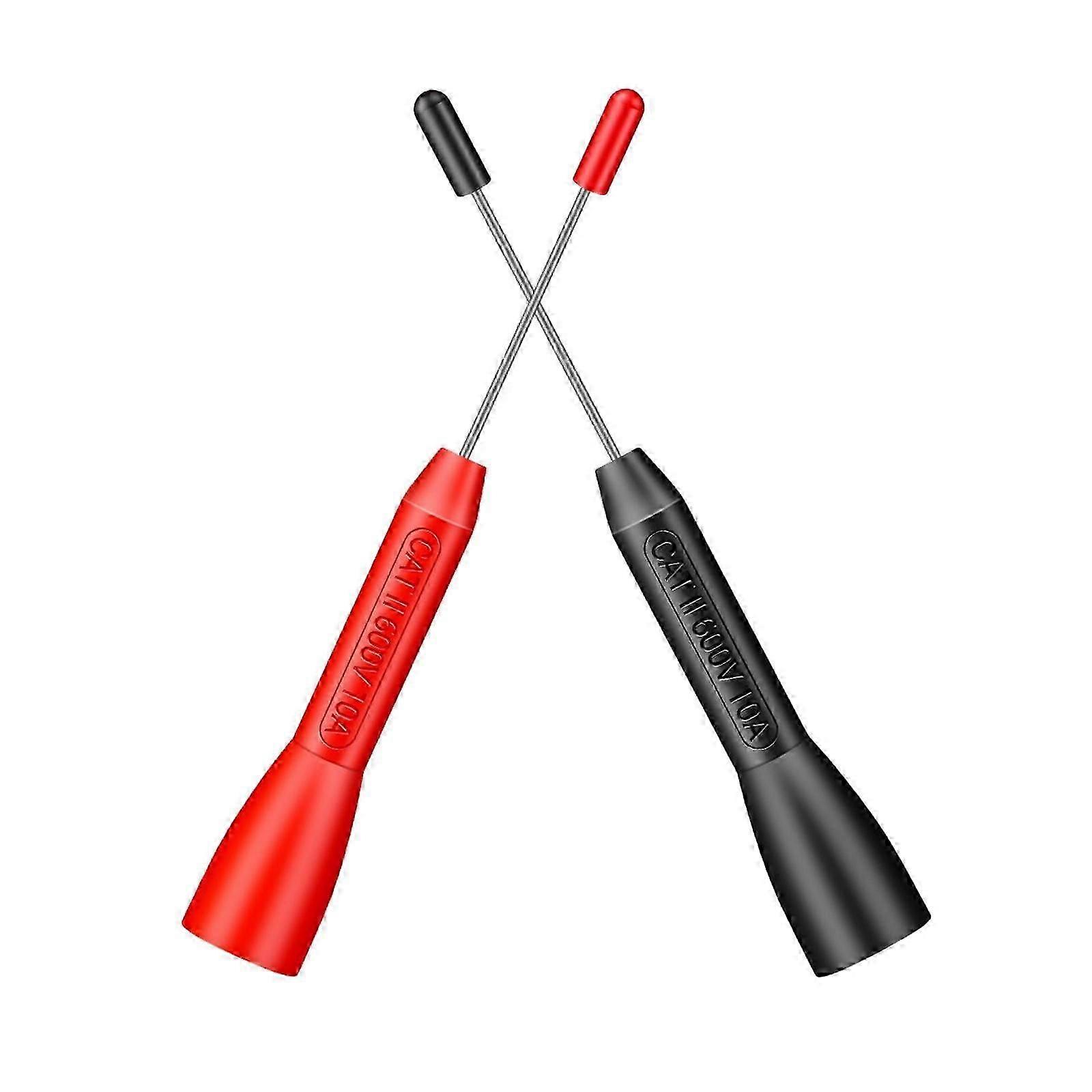 2x Test Probe Pins Voltmeter Probe Probe Test Leads for Electrical Testing
