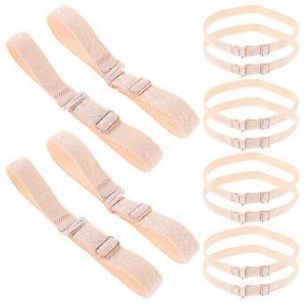 6 paia di cinghie elastiche regolabili per reggiseno per le donne cinghie di ricambio decorative antiscivolo per abiti abito da sposa accessori per lingerie
