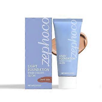 Long-Lasting Matte Concealer Foundation for Dark Skin with Sun Protection  Flawless Coverage, Easy Application, 60g