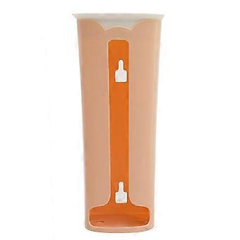 Wall Mount Plastic Bag Holder Trash Bag Dispenser Grocery Shopping Bags Saver For Kitchen Cabinet Door