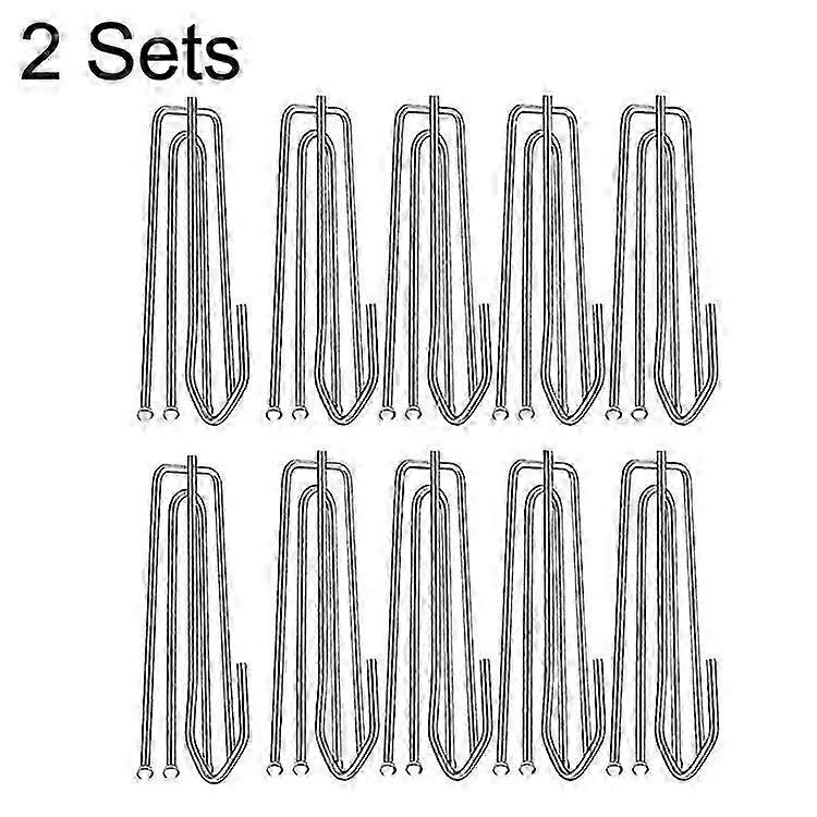 2 Sets Four Claw Hook Set Curtain Replacement Hook_LJJ