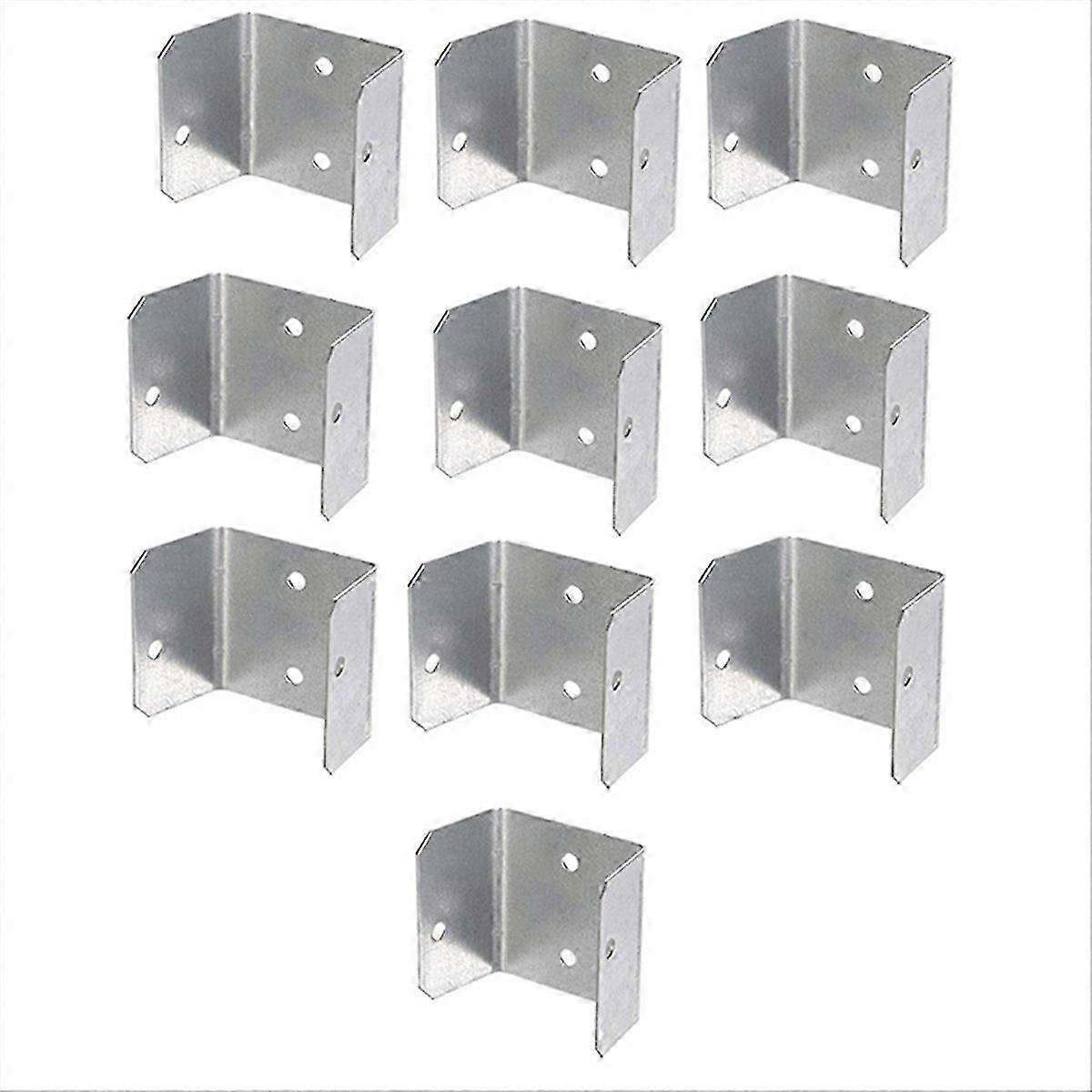 Fence Panel Clips Trellis U Clip Bracket compatible with Timber Posts, Secure Fence or RefixPanel Galvanised Fen