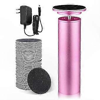 Electronic Foot Grinder & Callus Remover with 60pcs Sandpaper, Electric Pedicure Tool & Foot File for Dead Skin on Heels, EU Plug