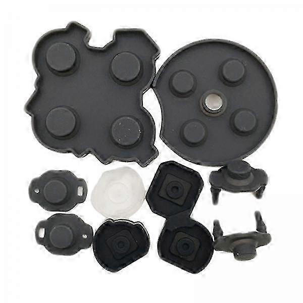 2-4pack 9Pcs Rubber Conductive Button Pads Accessories for Switch Pro Controller