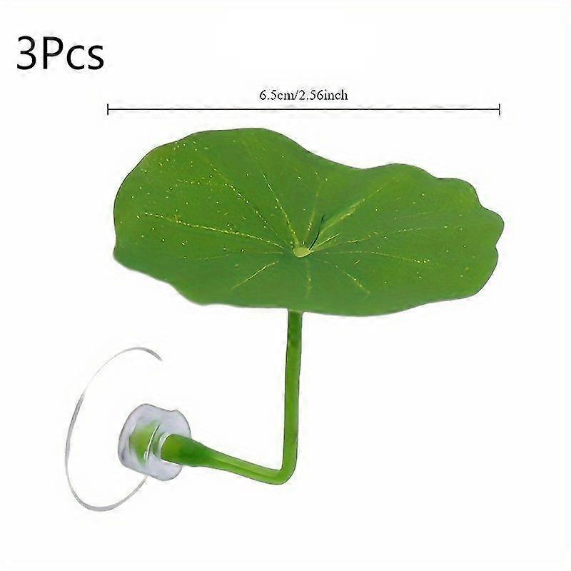 Betta Rest Leaf 5 PCS Plastic Simulated Lotus Leaf Suitable for Betta Daily Rest Hiding Spawning
