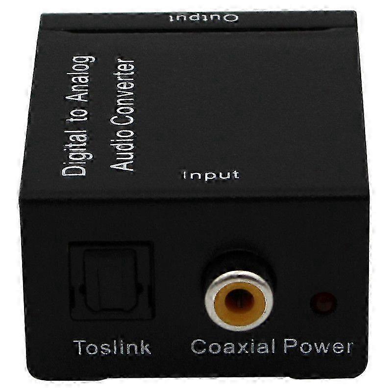 Compatible withDigital to Analog Audio Converter - Black
