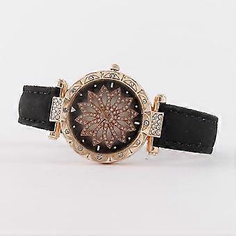 Starry Sky "Good Fortune" Women\'s Watches With Quartz Leather Fashionable Wristwatches