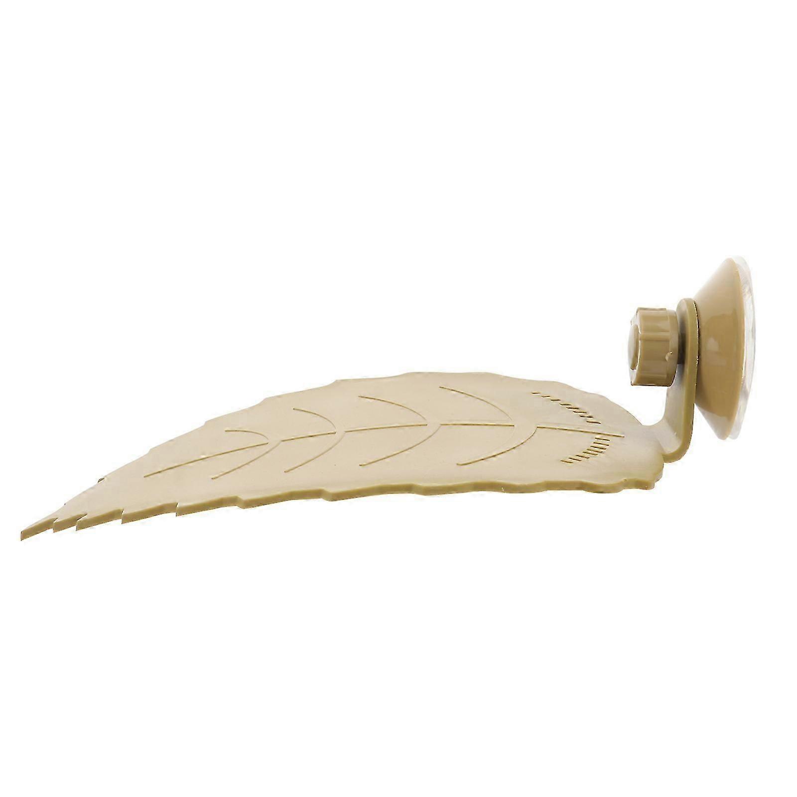 Turtle Tank Climbing Platform Creative Climbing Stand Turtle Leaf Shaped Platform (Size L)