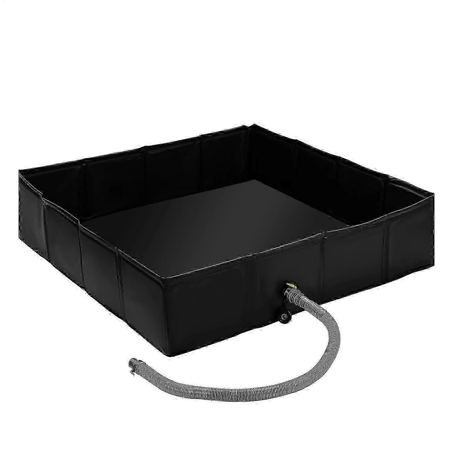 Foldable Drainage Waterproof Shower Base Designed for Outdoor Camping