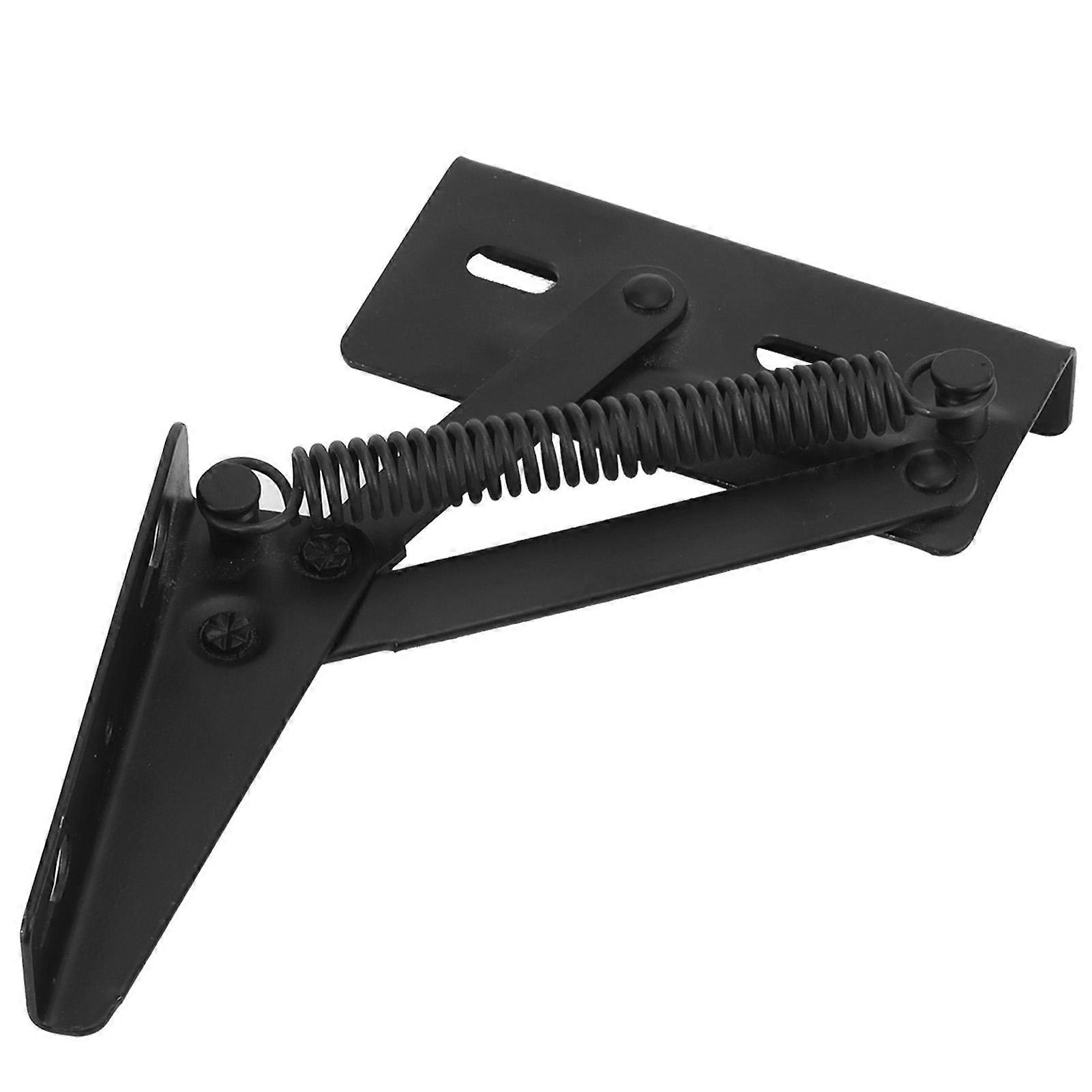 Black Split Spring Hinge Iron Triangular Hinge Hardware Supply for Folding Bed Sofa