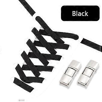 Lazy Shoelaces Elastic Solution Design For Easy On/Off No Tie Shoe Laces 8MM Reticulate Pattern Compilation Flat Shoelace