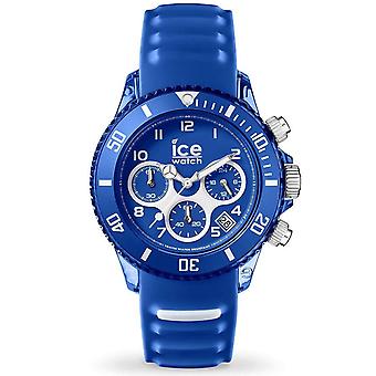 Ice aqua Japanese Quartz Analog Man Watch with Silicone Bracelet IC012734