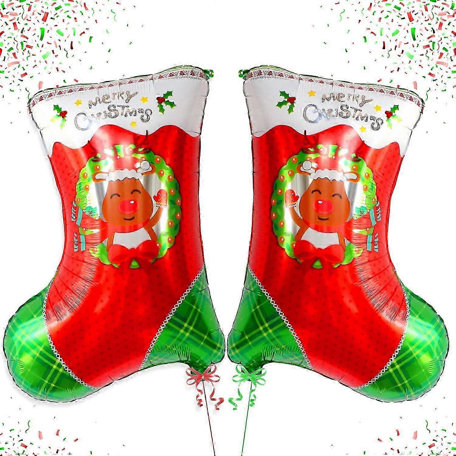Festive Socks Balloons 25 Inch