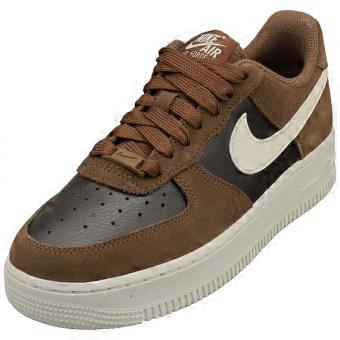 Nike Air Force 1 07 Womens Fashion Trainers in Brown