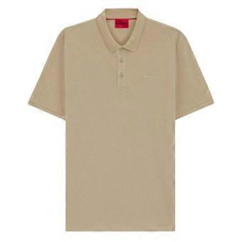 Hugo Mens Logo Pique Polo Shirt