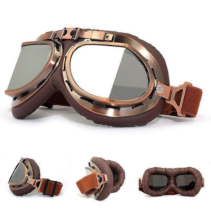 Vintage Copper Aviator Goggles