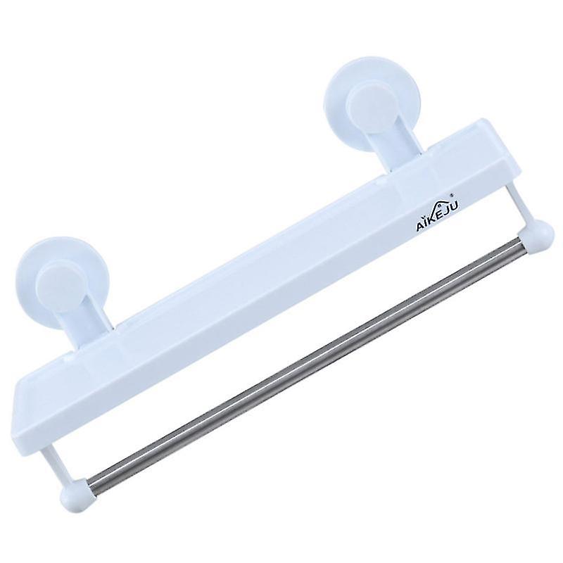 35X19cm White Paper Towel Holders & Dispensers 1pc No Punch Storage Rack Towel Hanger Commodity Shel