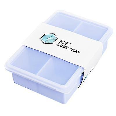 8 grilles Silicone Ice Cube Tray Tool avec couvercle
