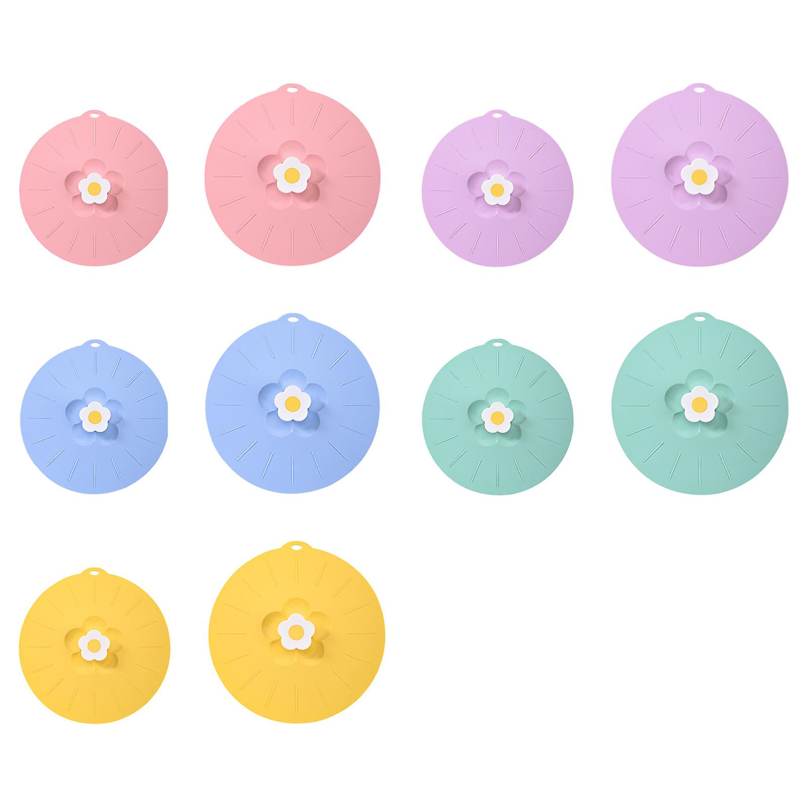 Silicone Fresh-keeping Cover Size Flower Leak Proof Dust Silicone Pot Cover Tableware Silicone