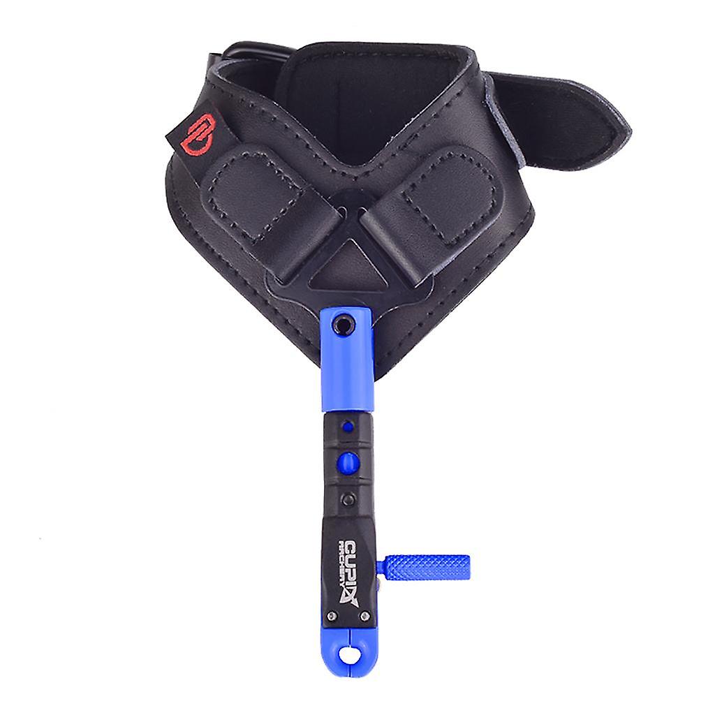 Archery Release Aid Buckle Adjutable Rotary for Archery Compound Bow Blue