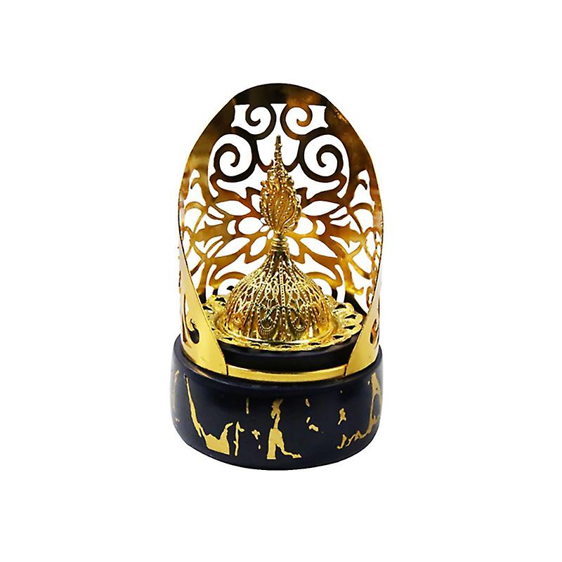 New Arabian Creative Incense Burner Electroplating Golden Muslim Aromatherapy