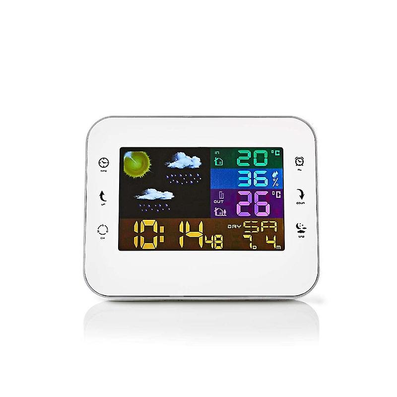 Wireless weather station and clock with Alarm 402WT