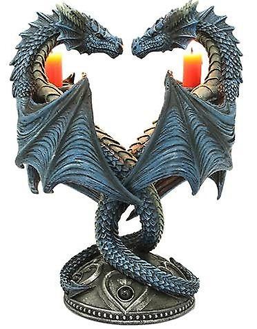 Dragon Heart Twin Candle Stick Holder